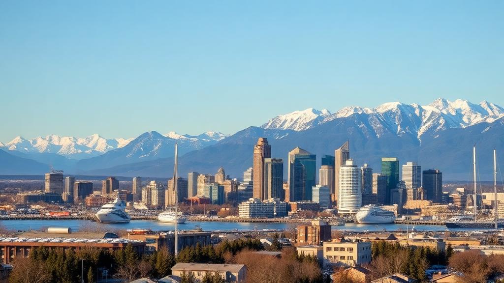 Anchorage skyline, Alaska