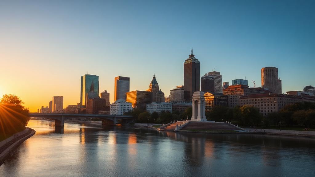 Indianapolis skyline, Indiana
