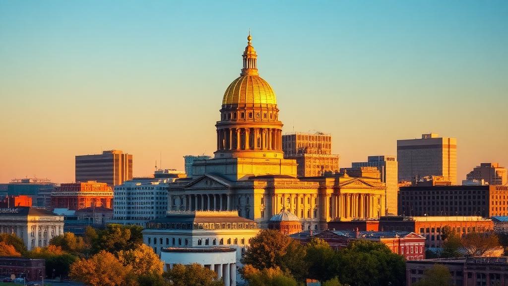 Des Moines skyline, Iowa