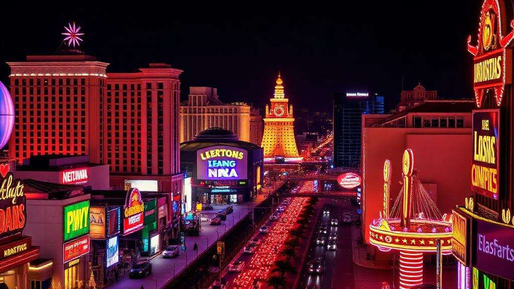 Las Vegas skyline, Nevada