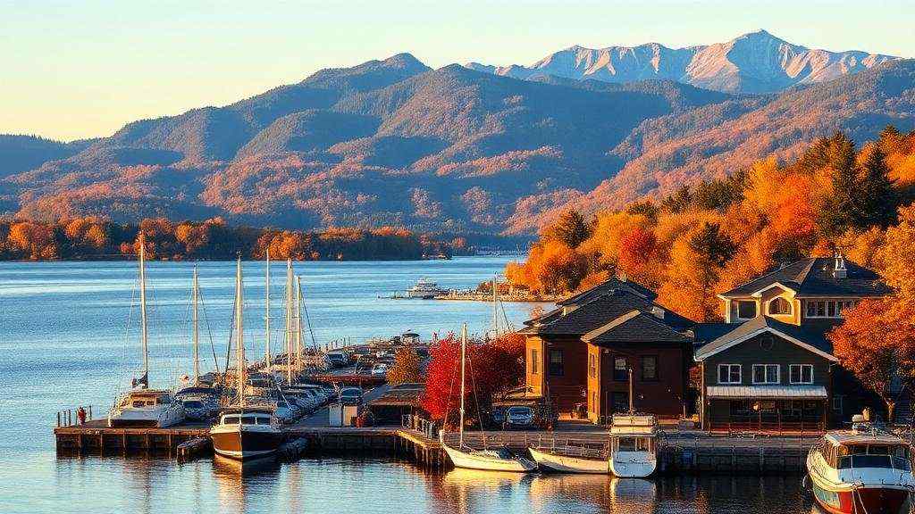 Burlington skyline, Vermont